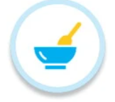 קערה עם כפית 