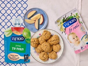 עוגיות רכות לתינוקות עם דייסה ומחית מטרנה 