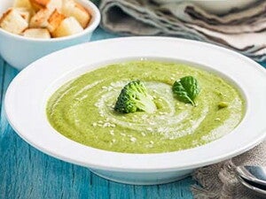 מרק הודו, ברוקולי, בטטה וקישוא  