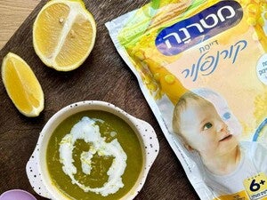 מתכון למרק ברוקולי עם דייסות קורנפלור של מטרנה