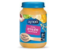 מחית מטרנה סלט פירות עם שיבולת שועל