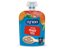 מחיות מטרנה באריזת סקוויז בטעם תפוח גזר
