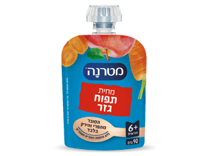 מחיות מטרנה באריזת סקוויז בטעם תפוח גזר