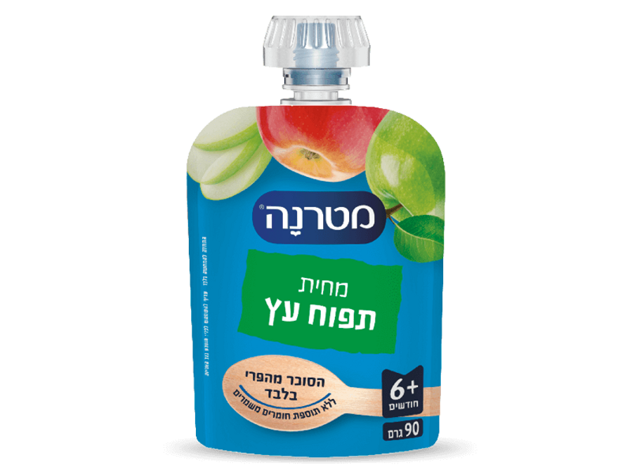 מחיות מטרנה באריזת סקוויז בטעם תפוח עץ